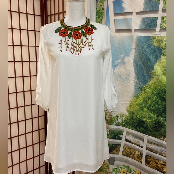 Shifting Dears Ivory long sleeve Dress by Lulus - Picture 3 of 5